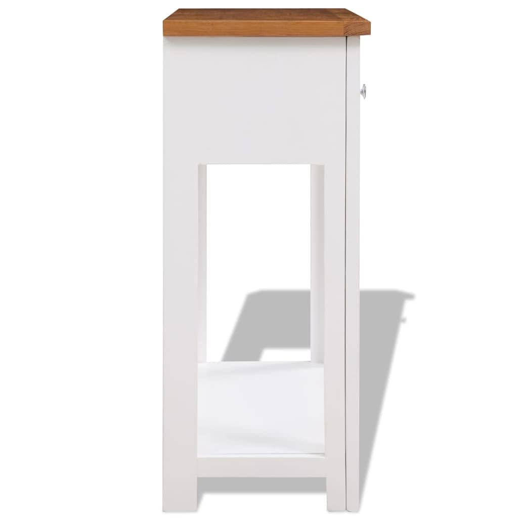 Solid Oak Wood Console Table M4638