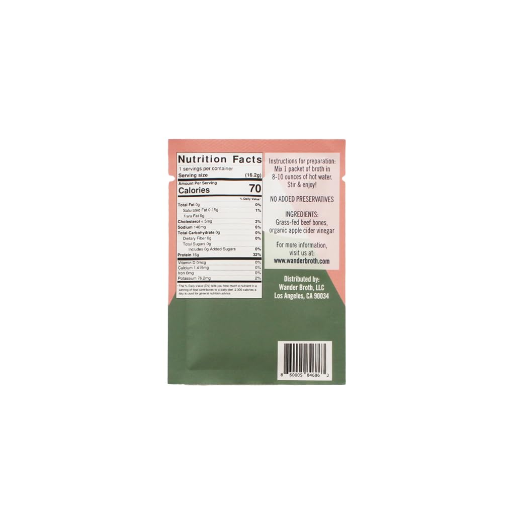 Freeze-Dried Grass-Fed Beef Bone Broth 10 Pack G383