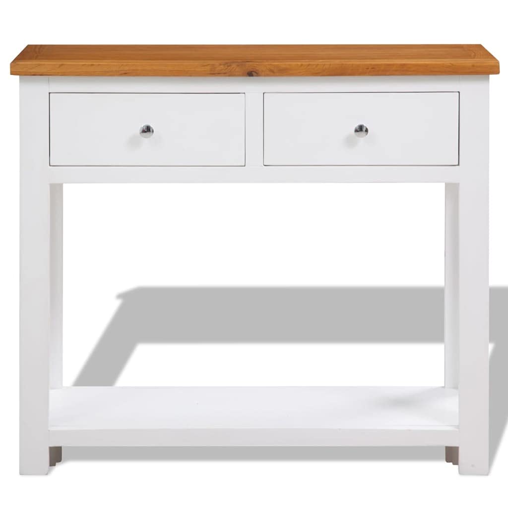 Solid Oak Wood Console Table M4638
