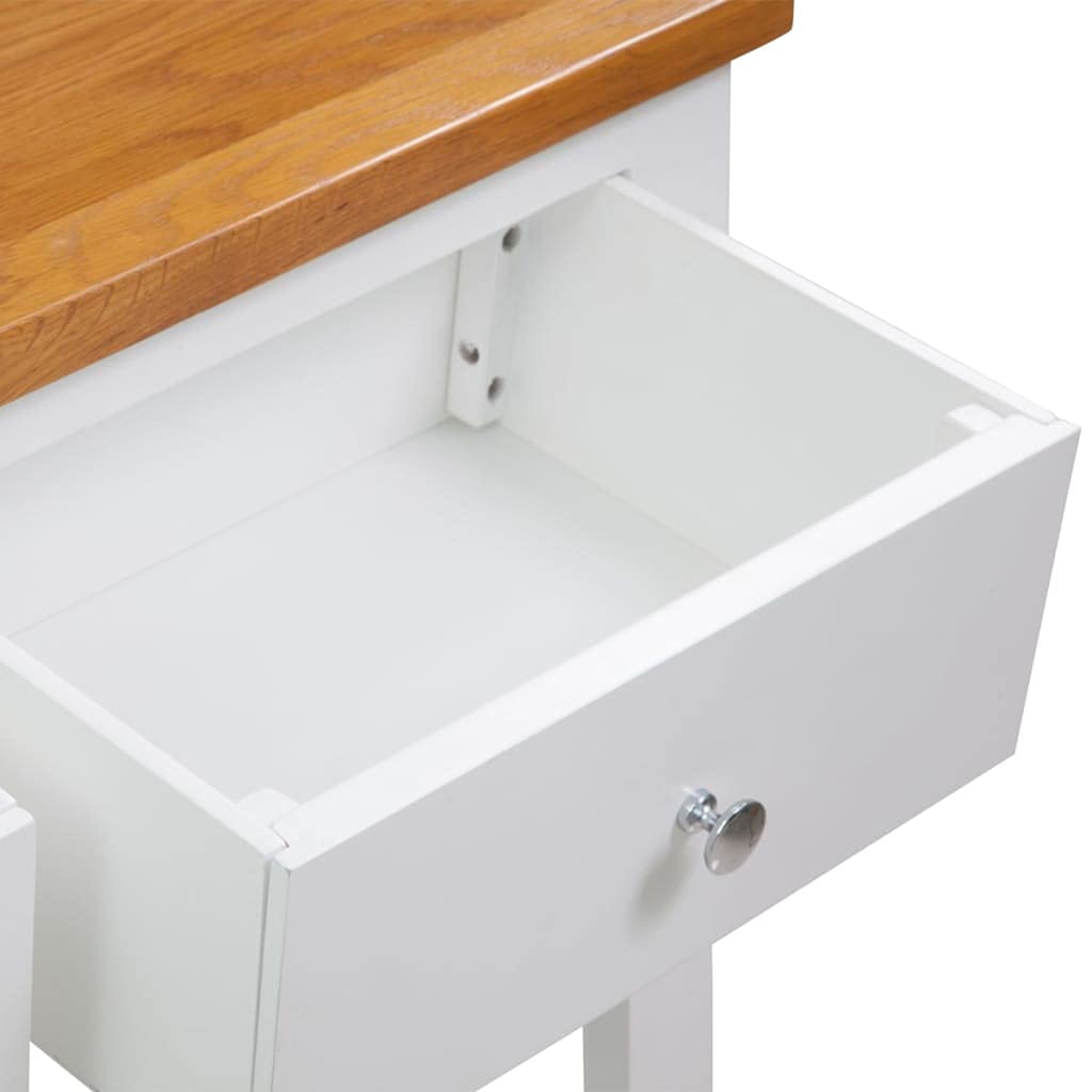 Solid Oak Wood Console Table M4638