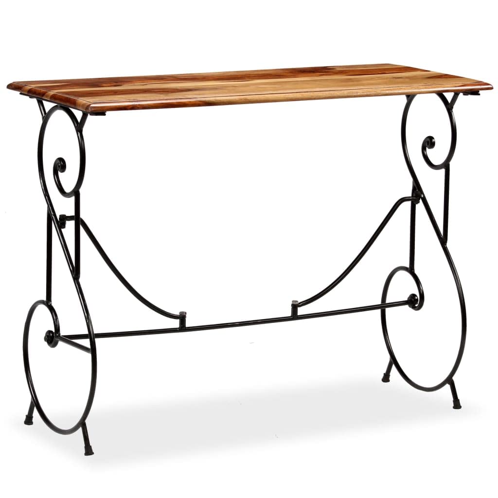 Solid Sheesham Wood Console Table D149