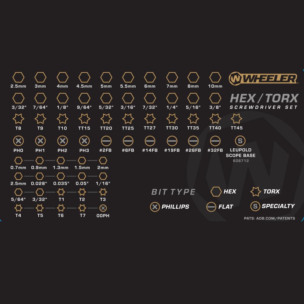 SAE/Metric Hex and Torx Screwdriver Set D246
