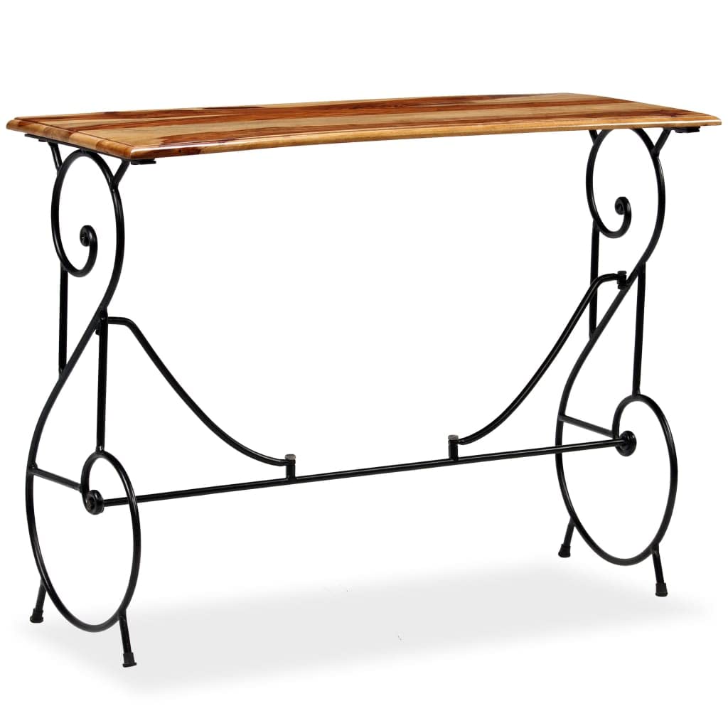 Solid Sheesham Wood Console Table D149