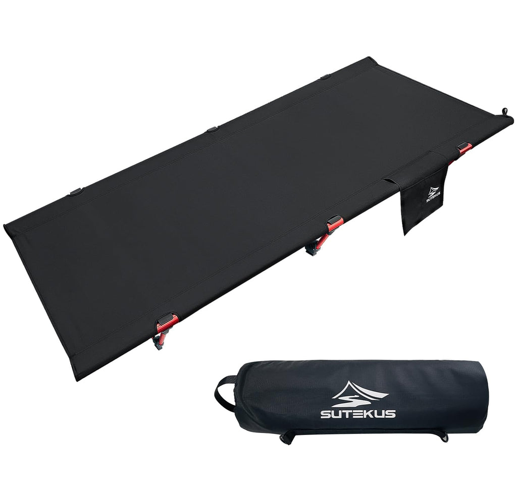 Portable Camping Cot Black Q139