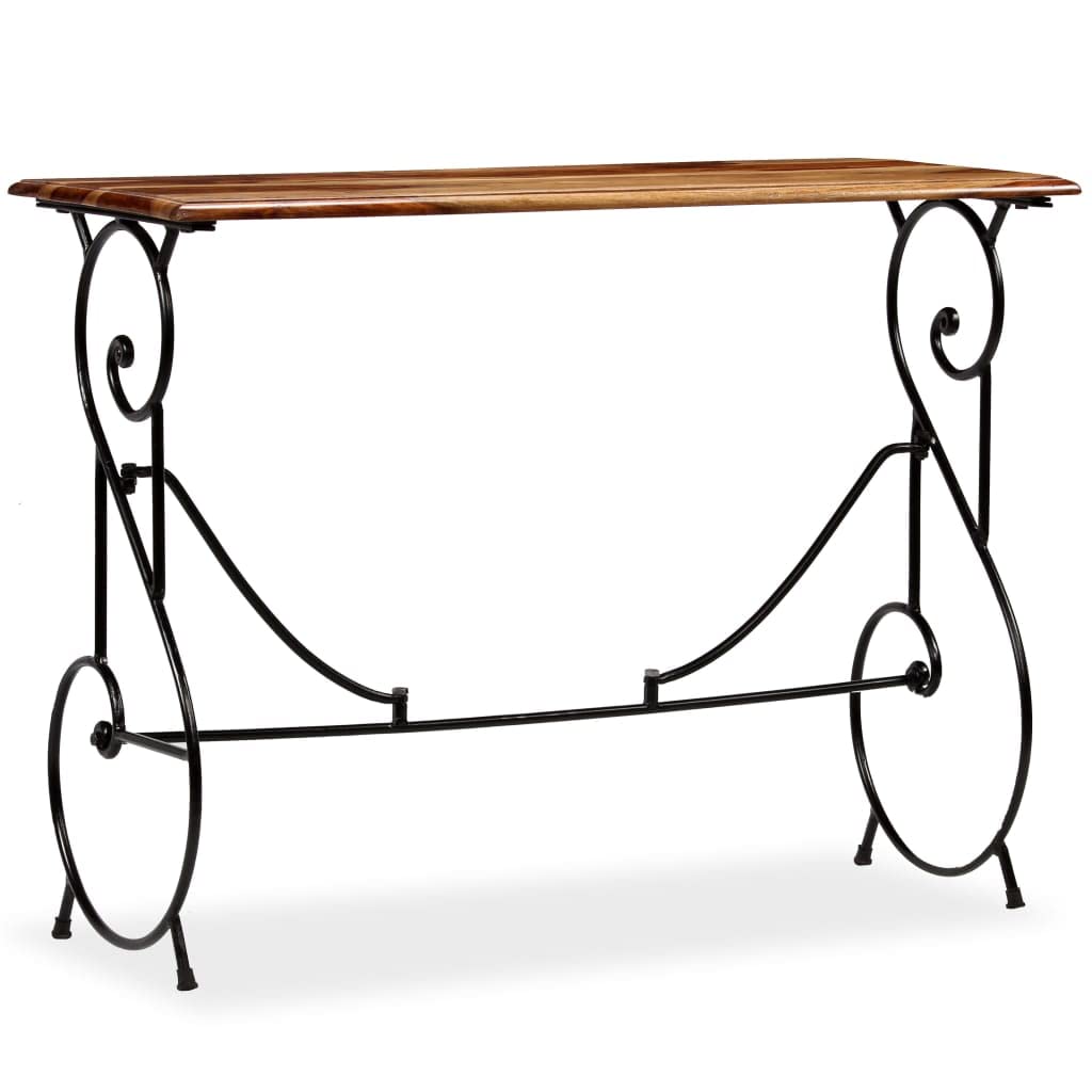 Solid Sheesham Wood Console Table D149