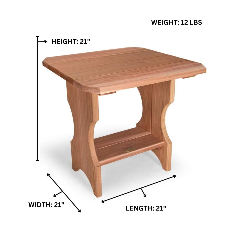3-Piece Cedar Chair and Table Set N72891