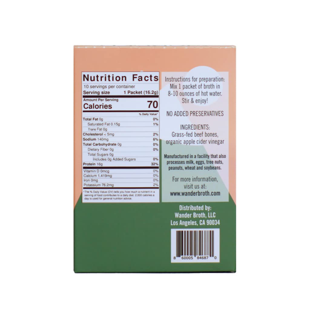 Freeze-Dried Grass-Fed Beef Bone Broth 10 Pack G383