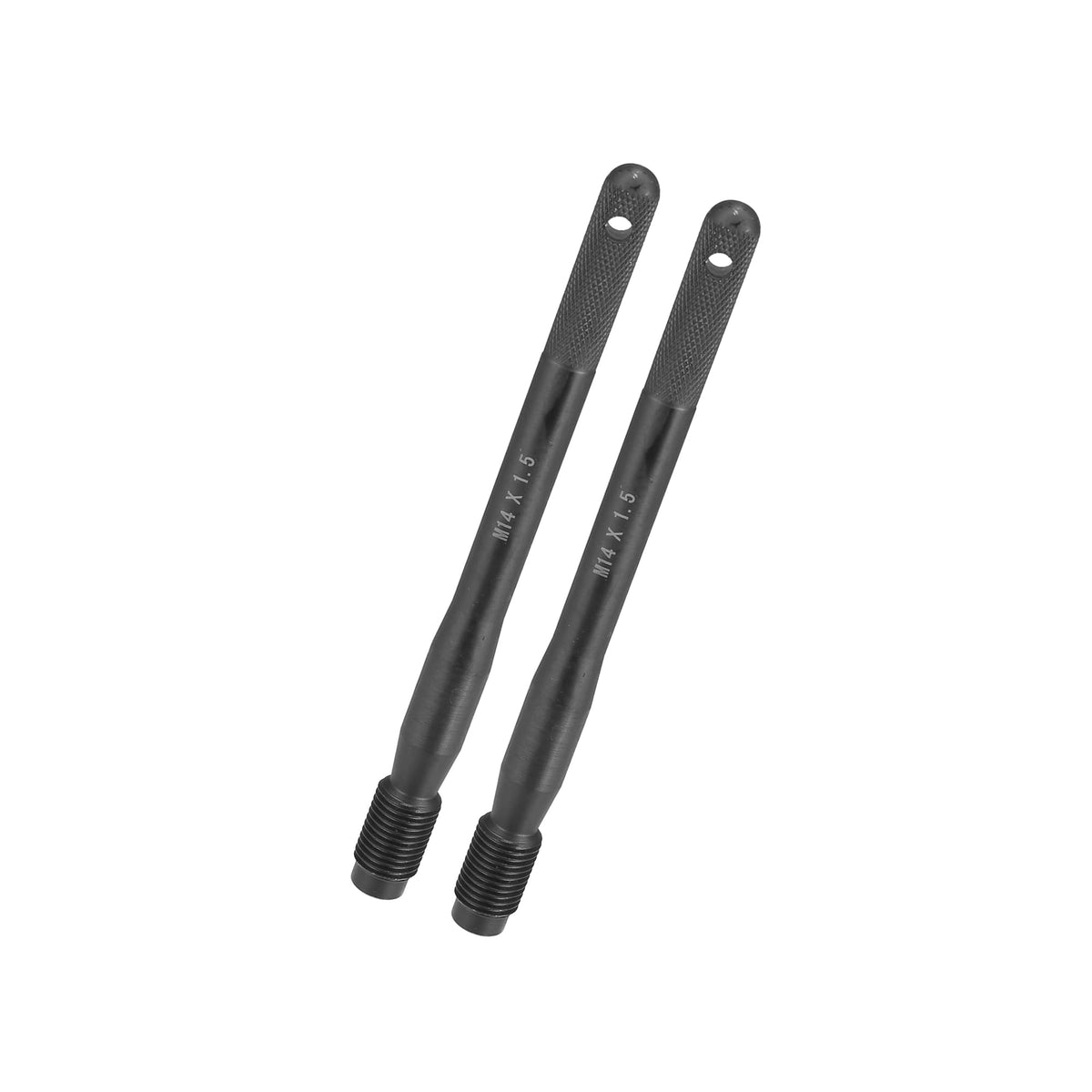 2pcs Black Carbon Steel Wheel Hangers Alignment Pin M14x1.5 F9192