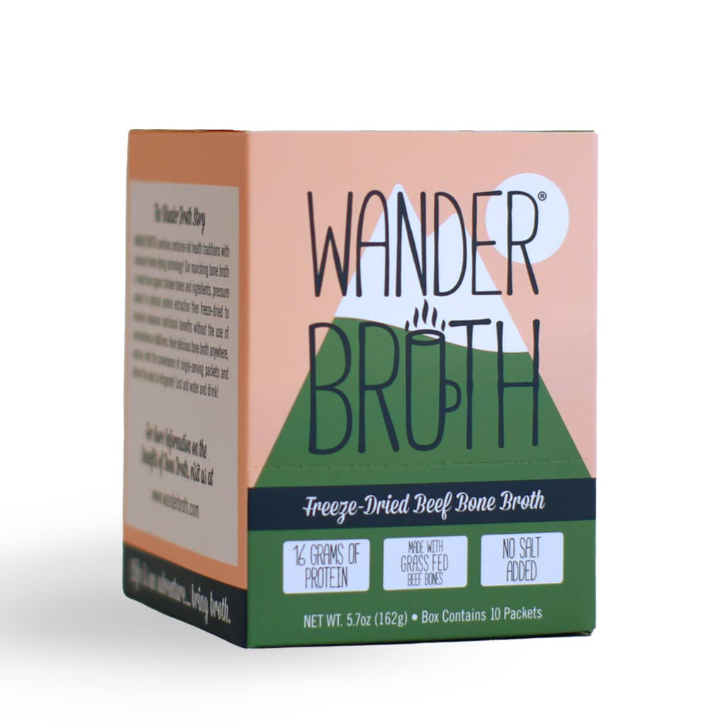 Freeze-Dried Grass-Fed Beef Bone Broth 10 Pack G383