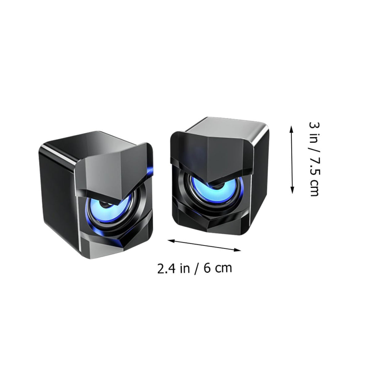 2 Pack USB Computer Speakers G890893