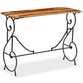 Solid Sheesham Wood Console Table D149