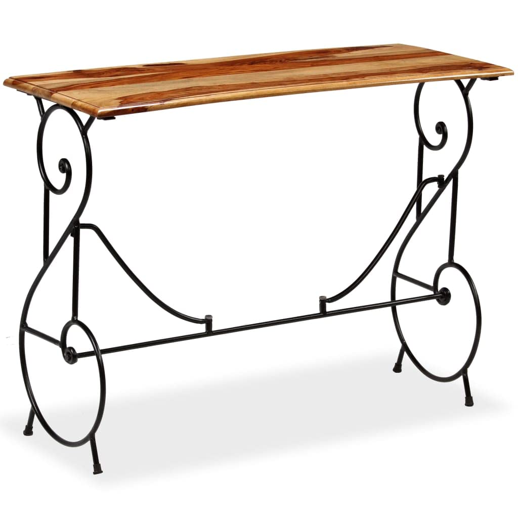 Solid Sheesham Wood Console Table D149