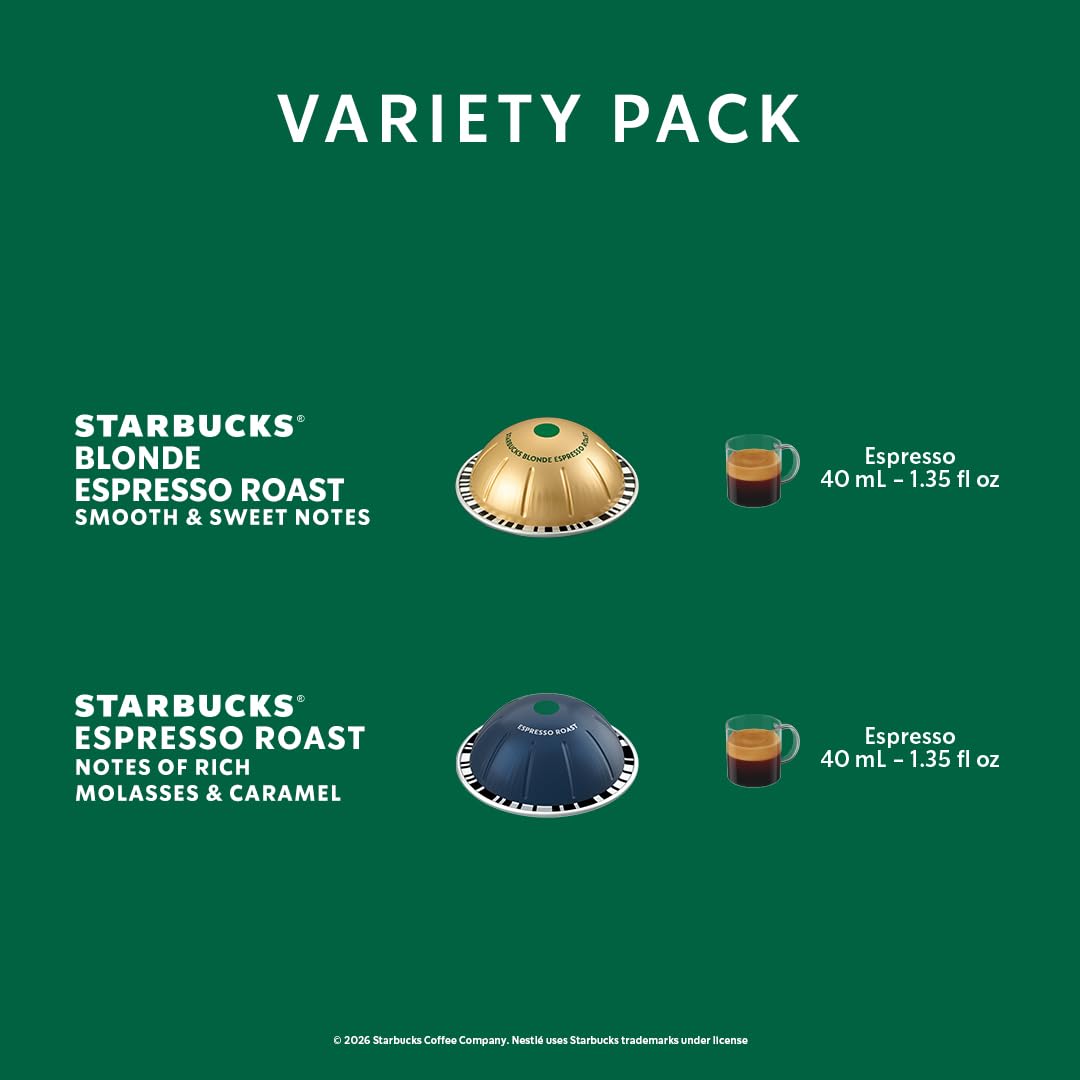 Espresso Variety Pack 40-count Espresso Pods C610
