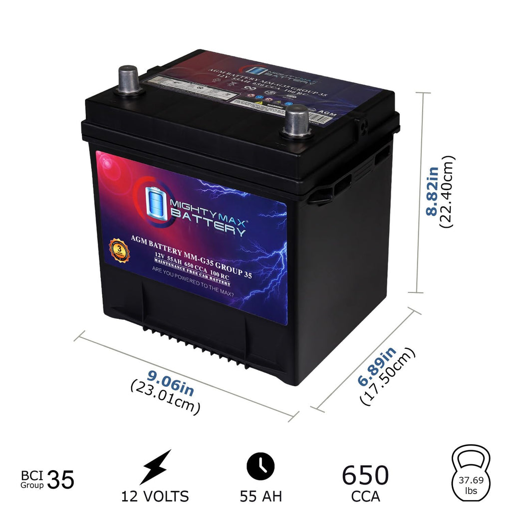 12V 55Ah AGM Replacement Battery G236704