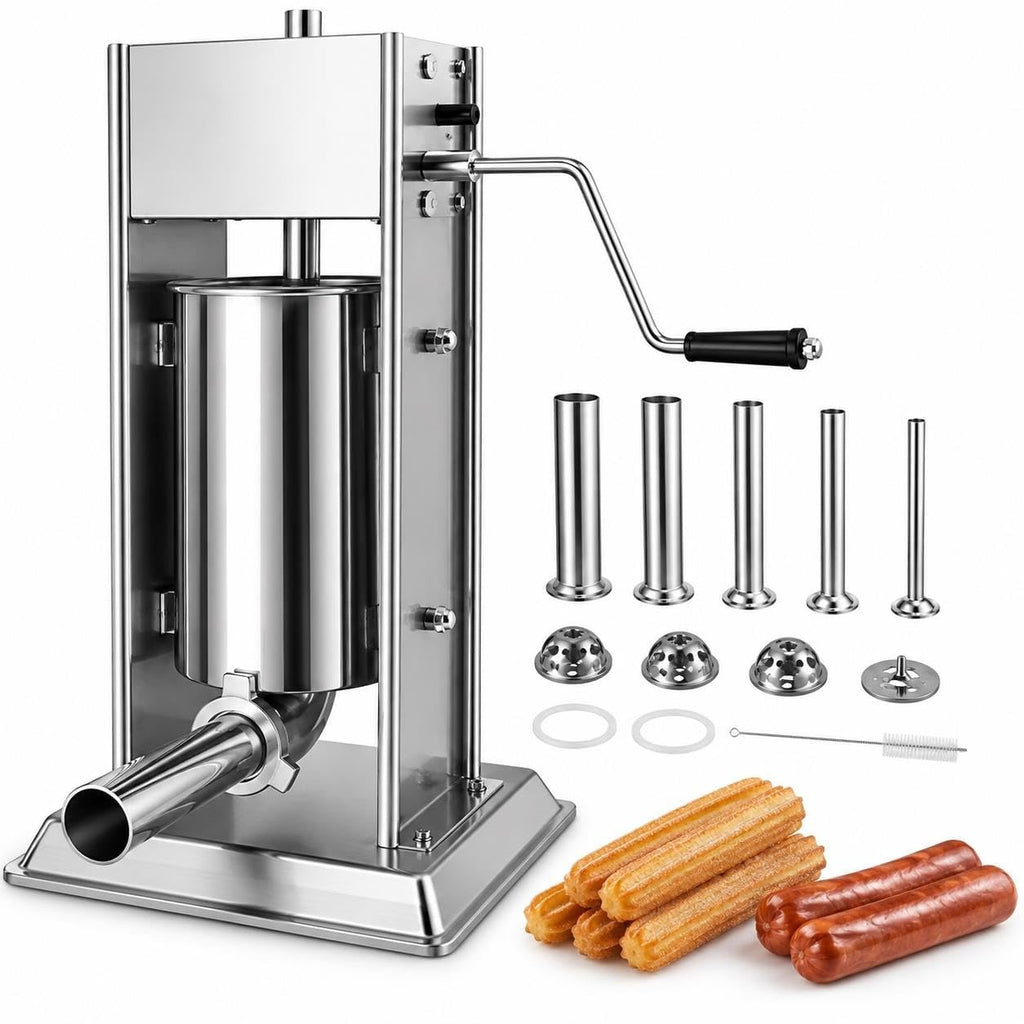 Manual Churro Maker & Sausage Filler, Stainless Steel E806956