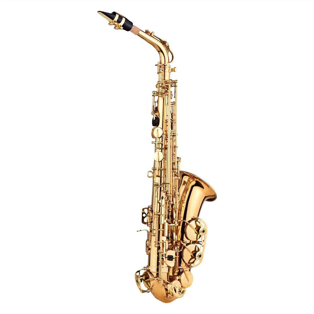 E Flat Alto Saxophone Brass Gold Lacquer J738