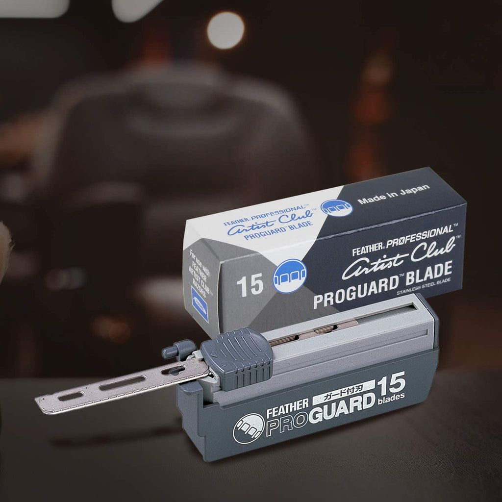 Single Straight Edge Razor Blades with Guard, 5 Pack of 15 Z1523