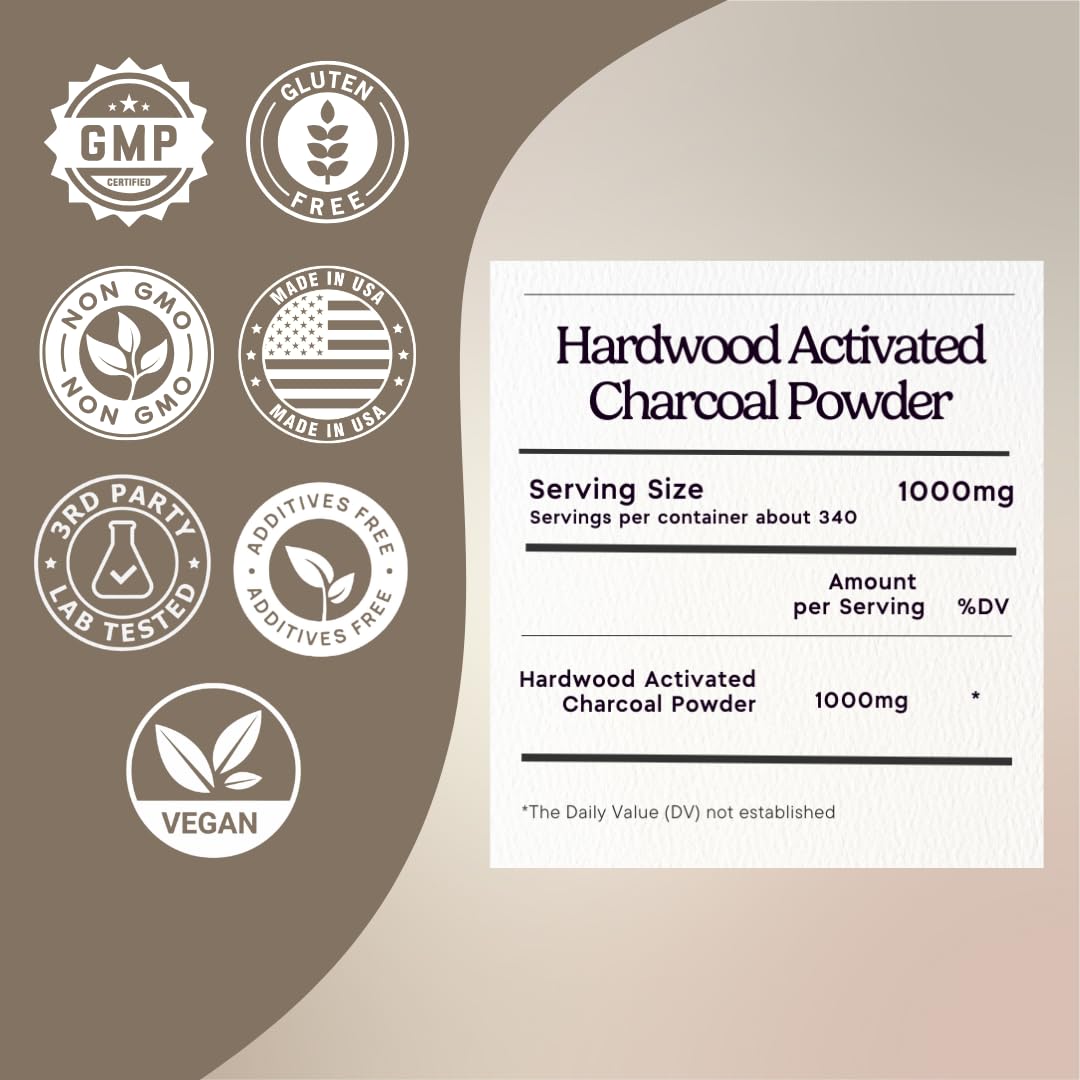 Activated Charcoal Powder 12 oz S3597