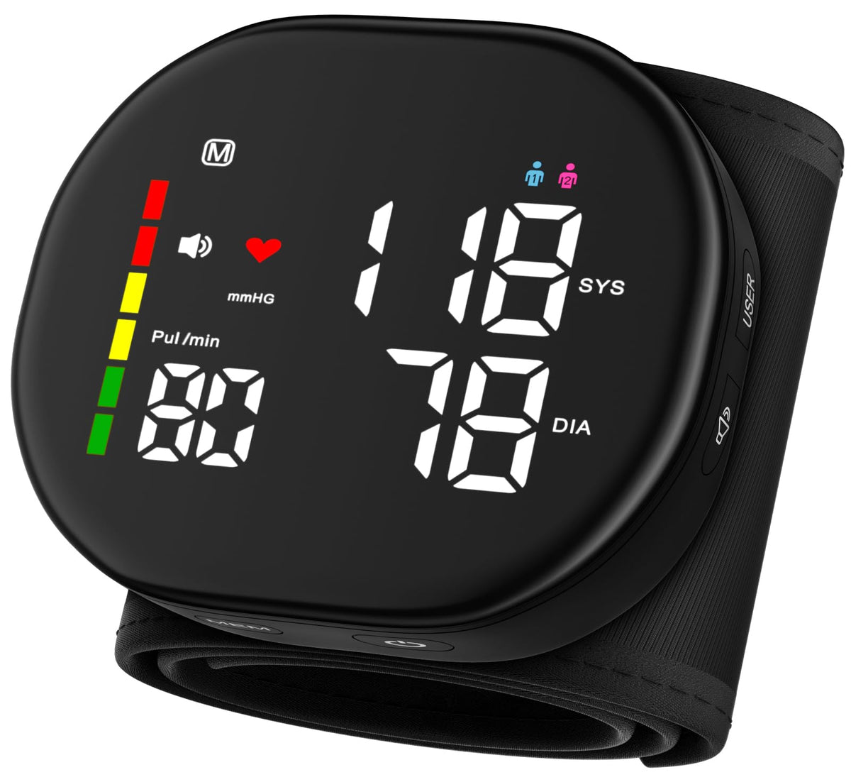Wrist Blood Pressure Monitor Black G380