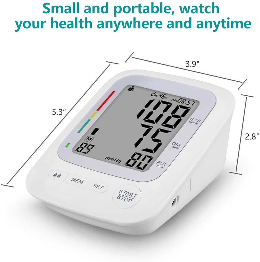 Upper Arm Automatic Digital Blood Pressure Monitor Large Cuff H974