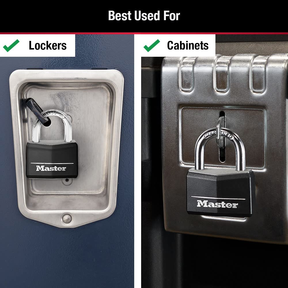 Black 4 Pack Covered Aluminum Keyed Padlock O2235