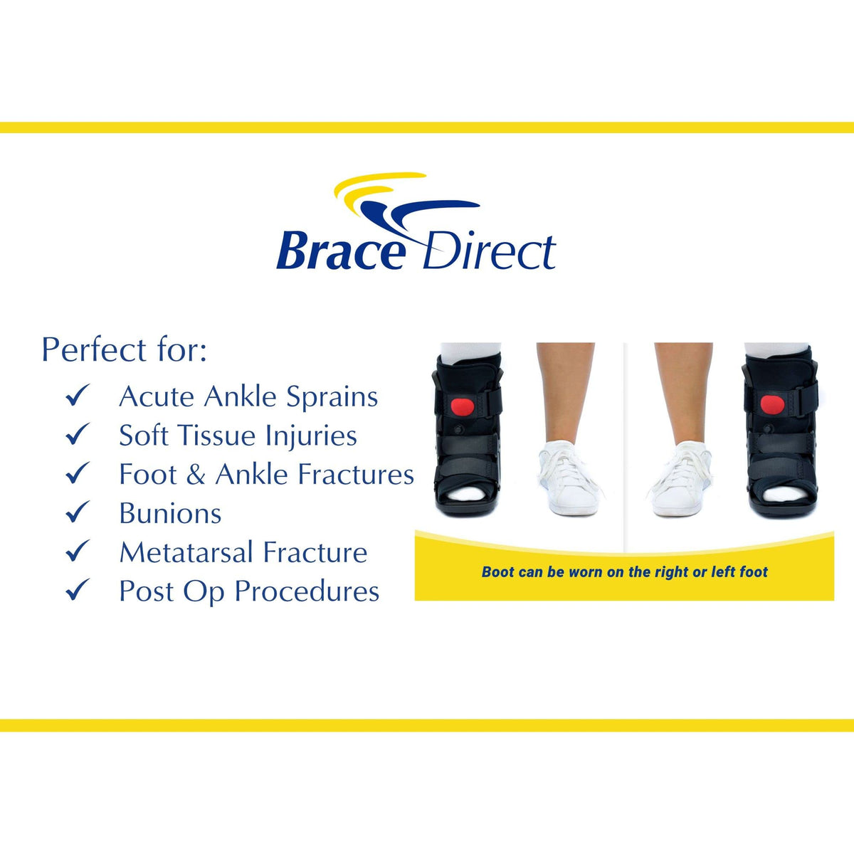 Short CAM Walker Boot with Reusable Ice Pack Z5401