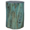 Blue/Green Accent Stool D47723