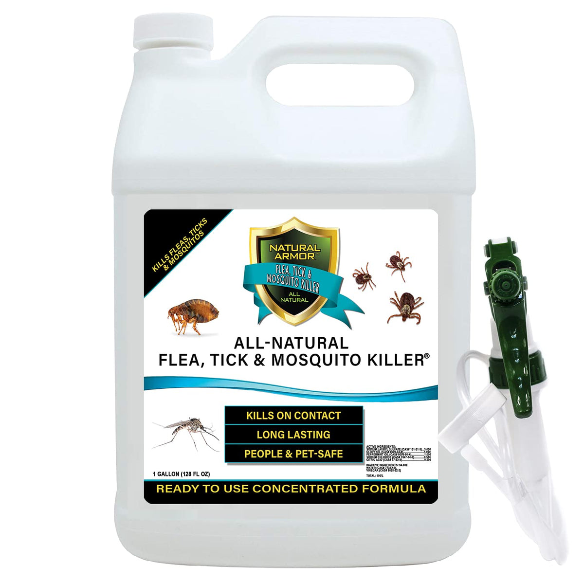 All-Natural Flea, Tick & Mosquito Killer 128 Oz J84067