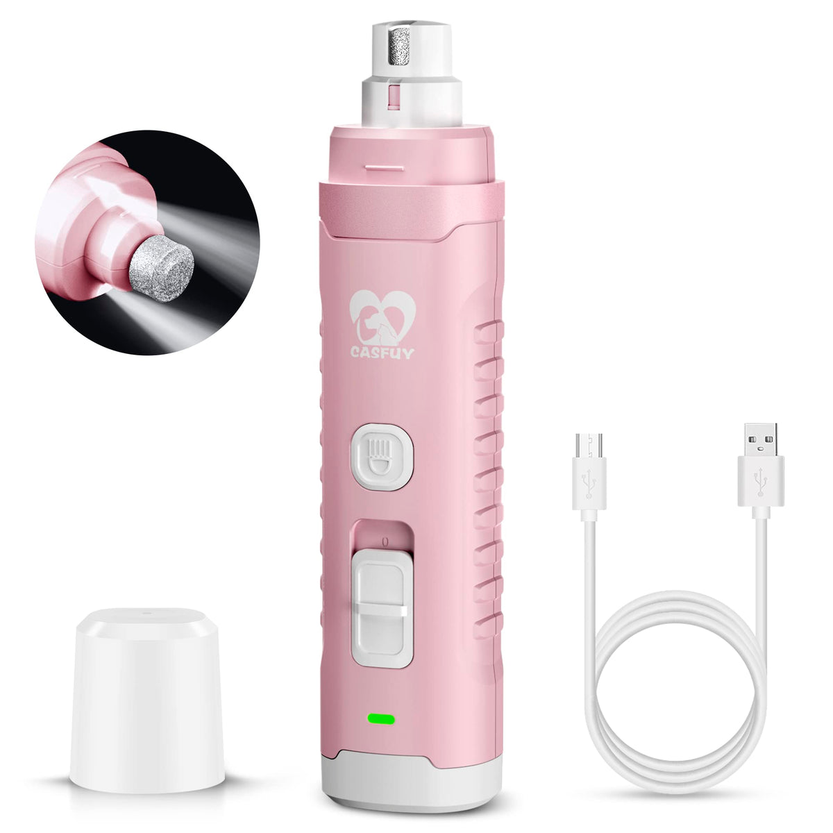 Dog Nail Grinder with 2 LED Light J26182