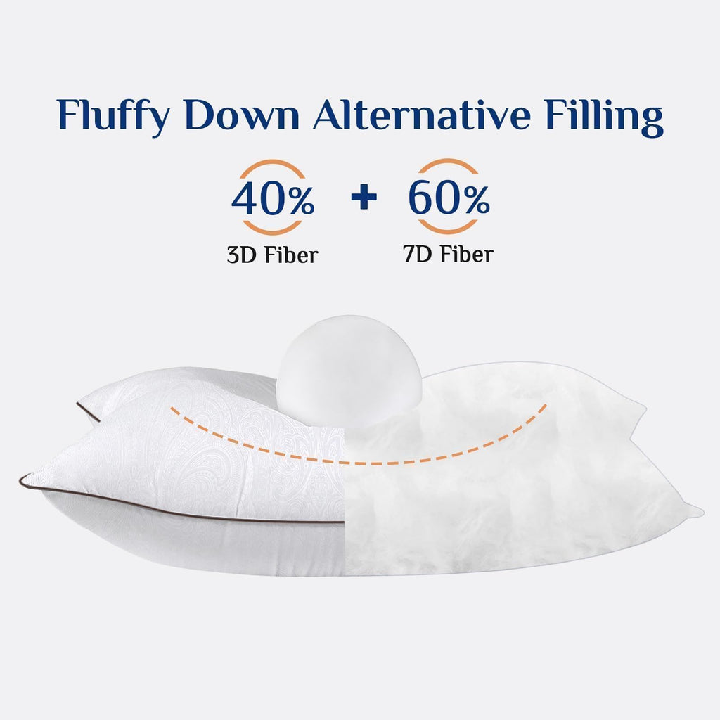 King Size Pillows 2 Pack Cooling Down Alternative J685