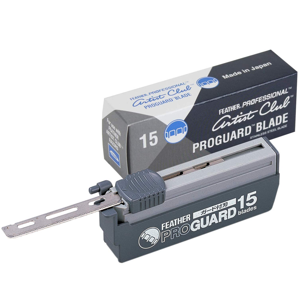 Single Straight Edge Razor Blades with Guard, 5 Pack of 15 Z1523