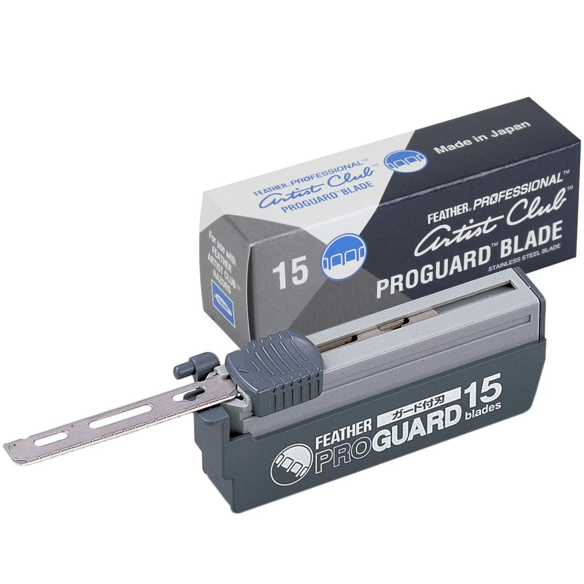 Single Straight Edge Razor Blades with Guard, 5 Pack of 15 Z1523