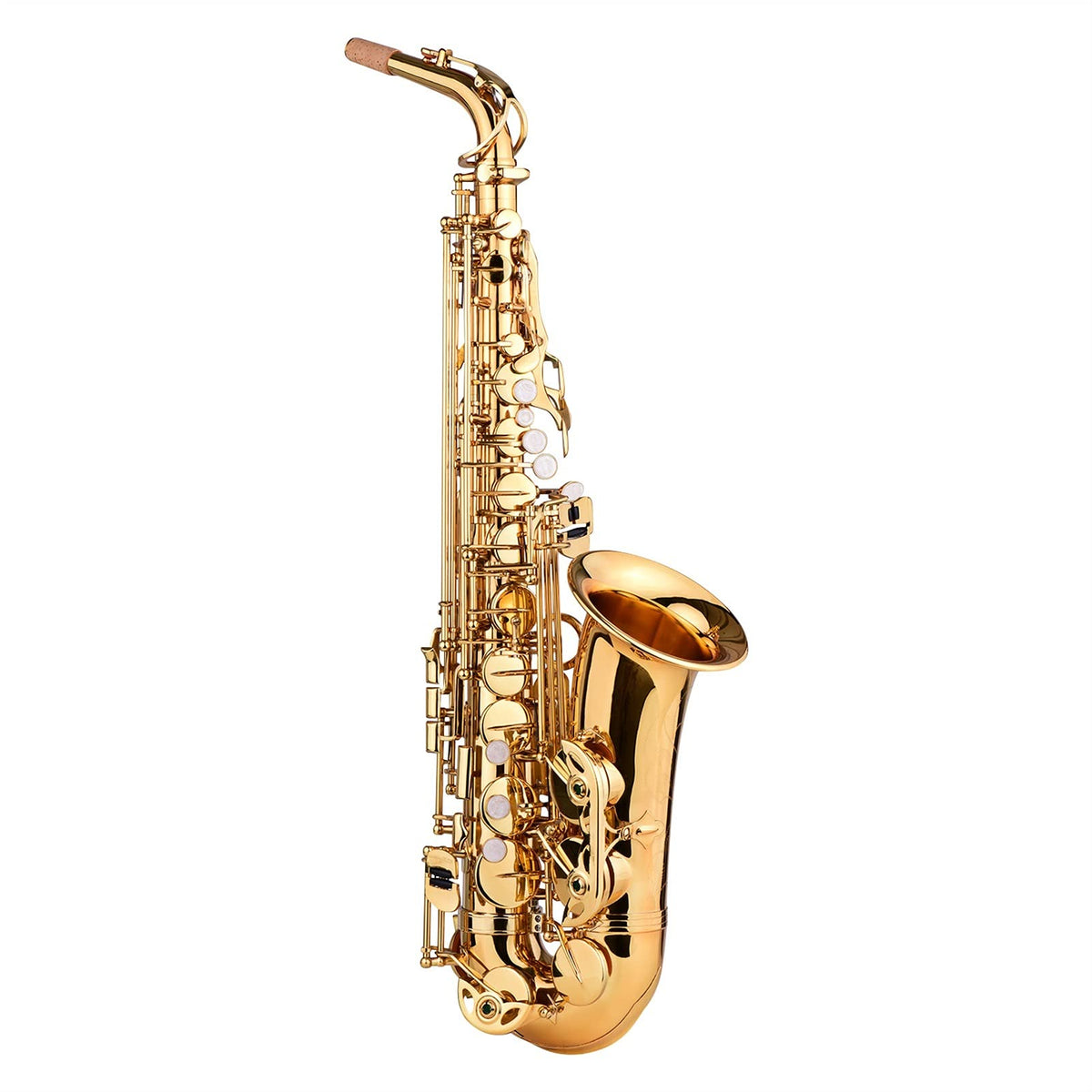 E Flat Alto Saxophone Brass Gold Lacquer J738