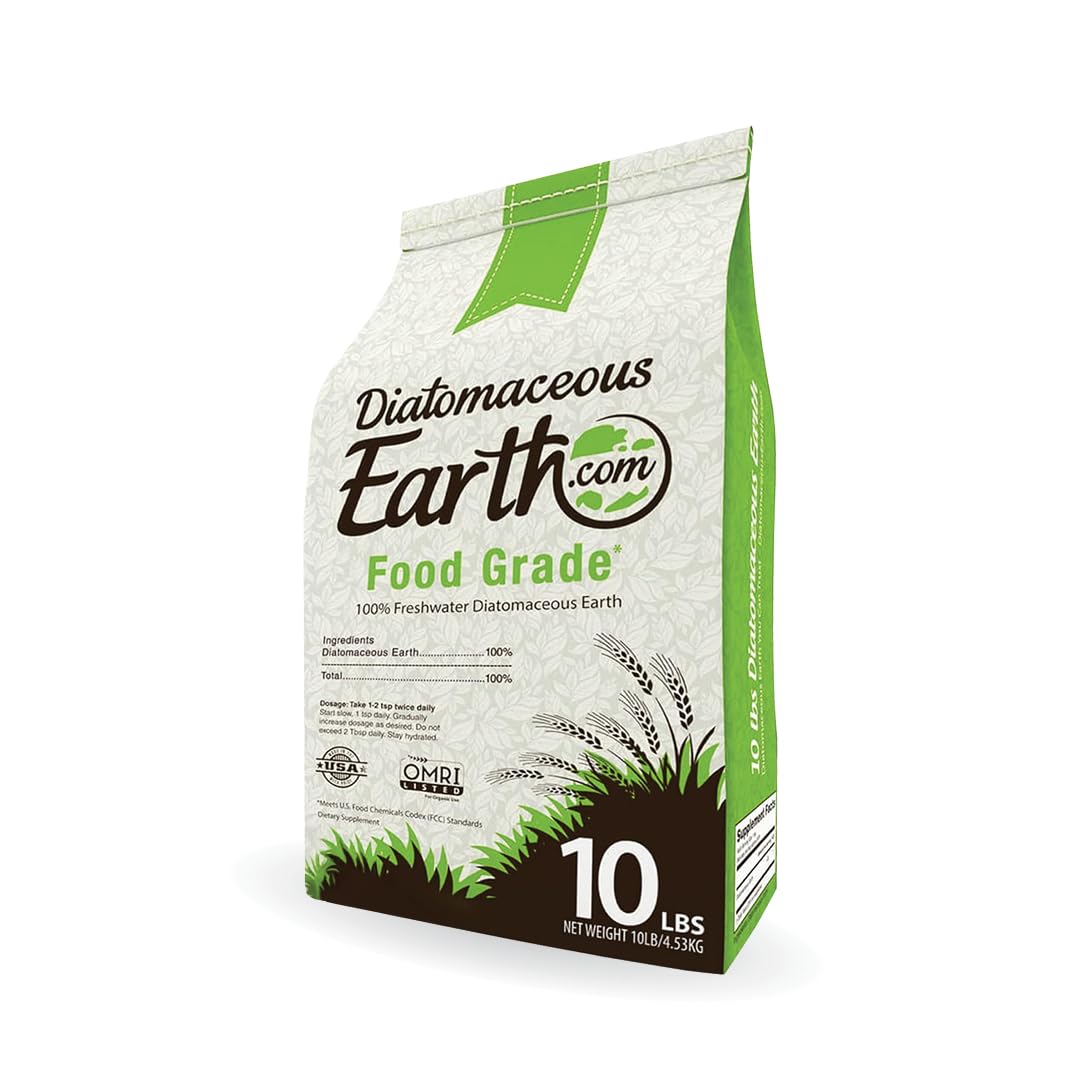 Food Grade Diatomaceous Earth 10lb Organic Powder H540178