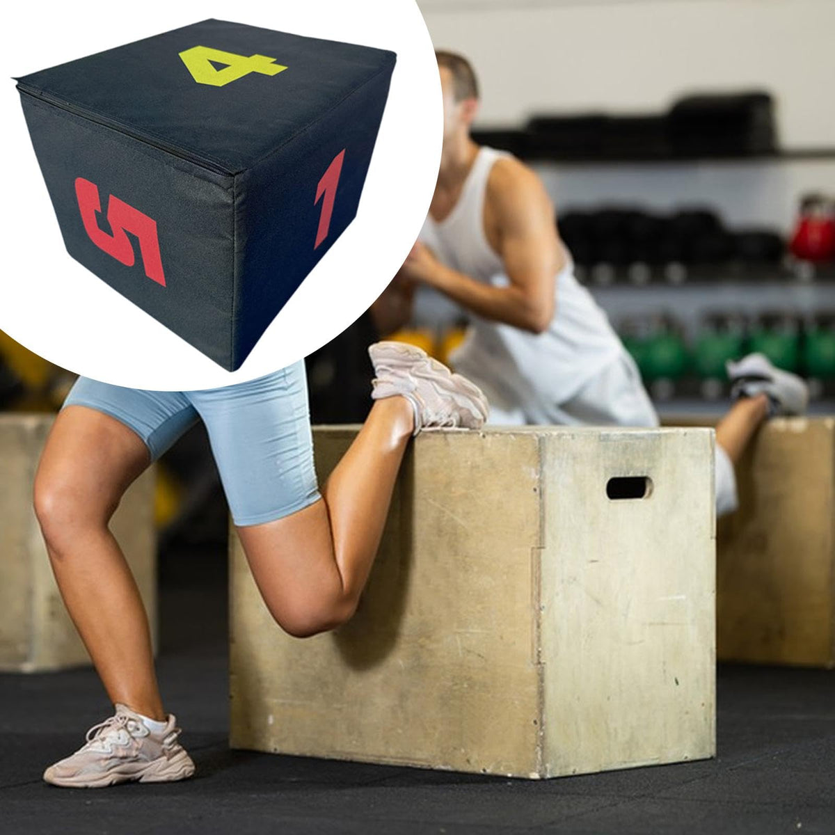 3-in-1 Height Adjustable Plyometric Jump Box F419558
