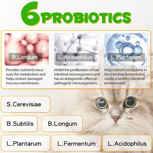 2 oz Probiotic Cat Laxative Stool Softener G49843