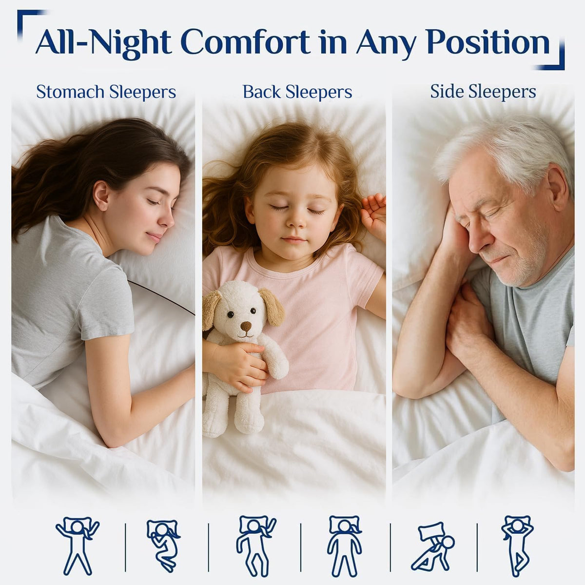 King Size Pillows 2 Pack Cooling Down Alternative J685