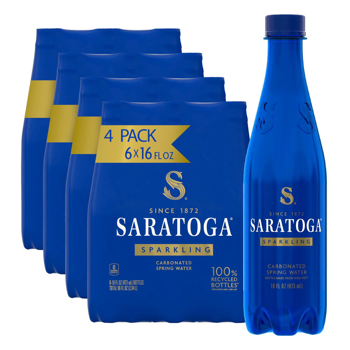 24 Pack 16 Fl Oz Sparkling Water Bottles X179