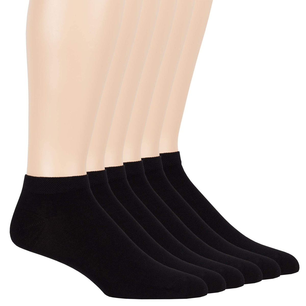 Men Viscose from Bamboo Ankle Socks 6 Pack J3911