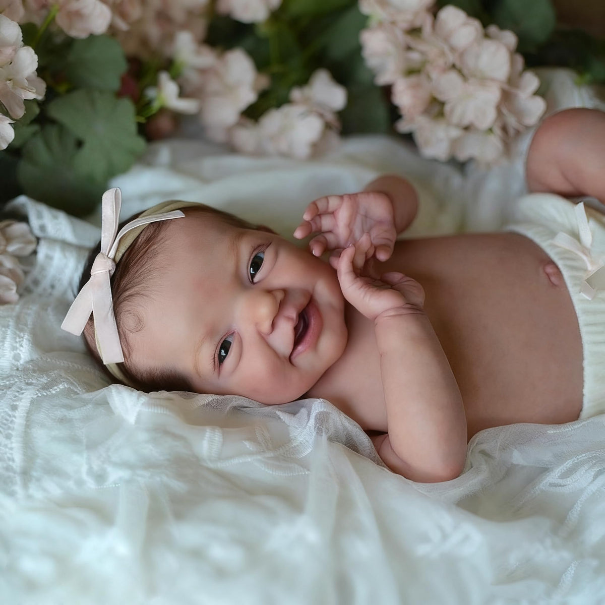 20 in Full Silicone Reborn Baby Doll Girl J34973