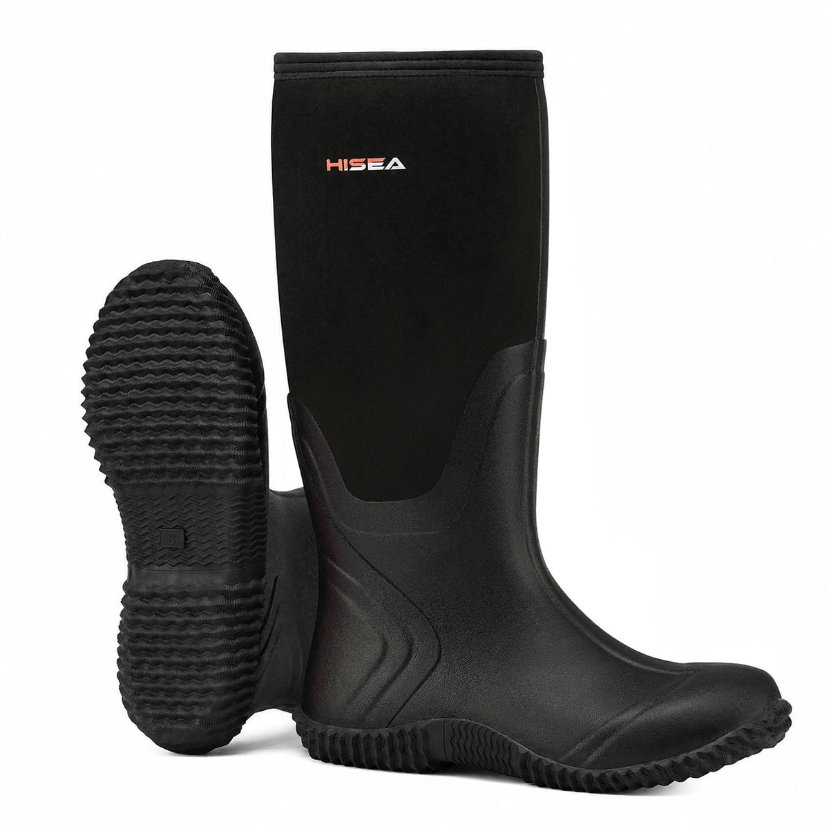 Women's Waterproof Insulated Neoprene Rubber Rain Boots O2866
