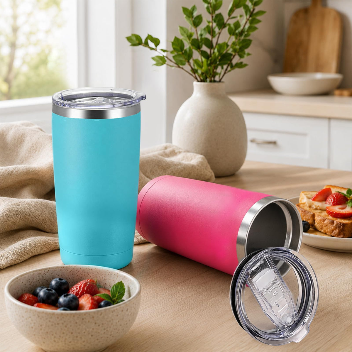 20 Pack 20oz Stainless Steel Insulated Tumbler O50230