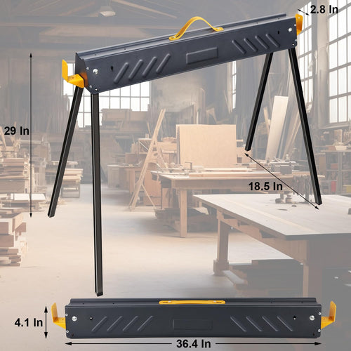 2 Pack Heavy Duty Folding Saw Horses Table W761
