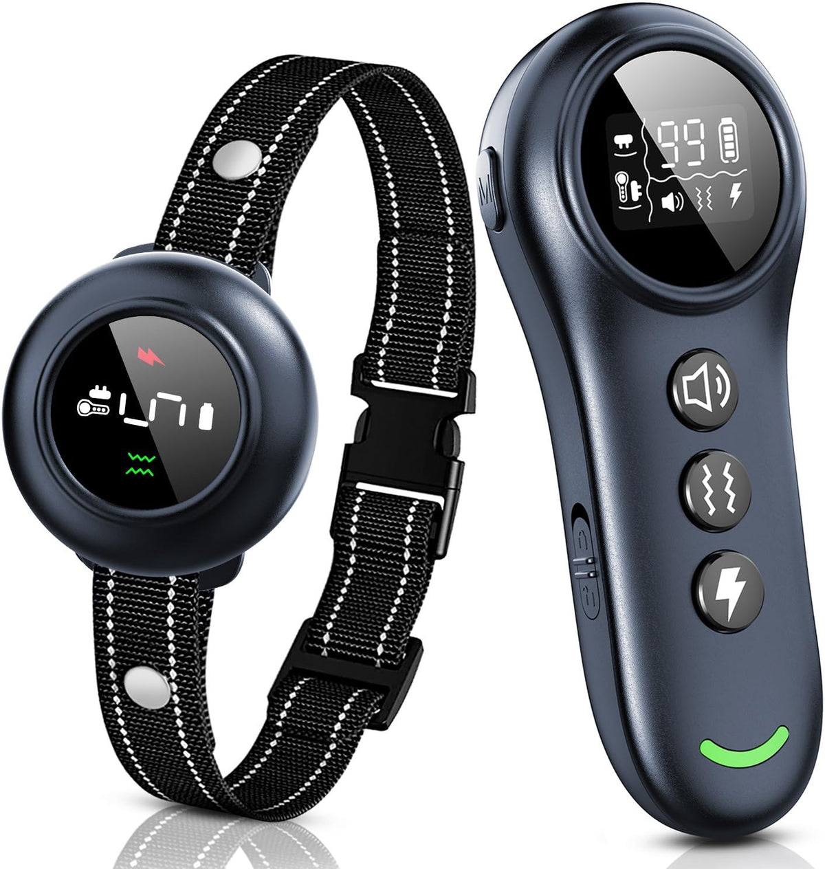 2-in-1 Dog Shock Collar & Dog Bark Collar IP67 Waterproof X715476