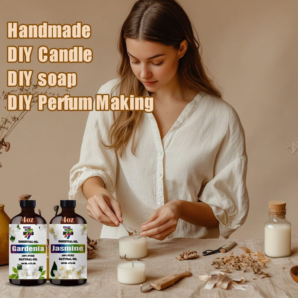 4 Fl Oz Lavender and Jasmine Essential Oil Set V168423