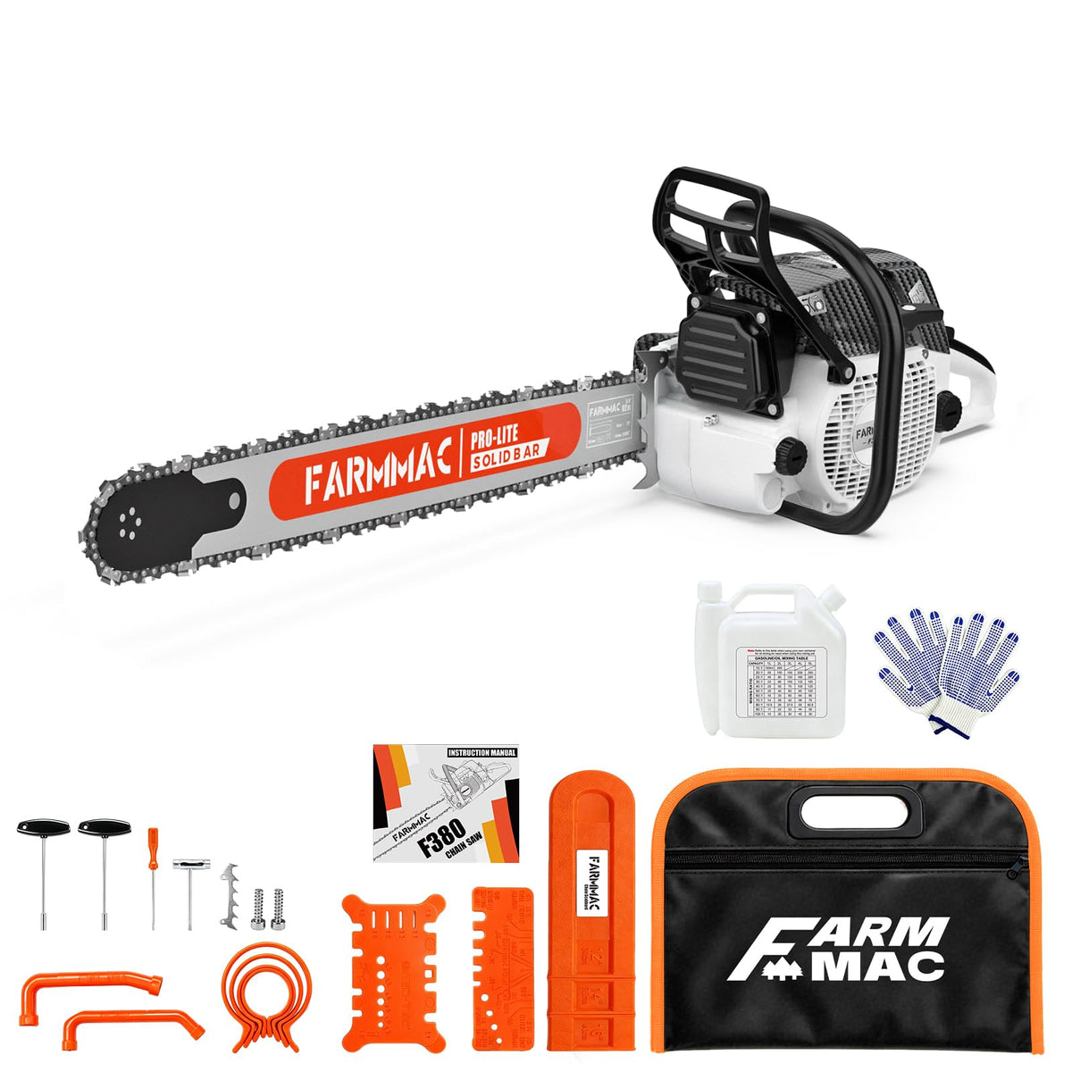 72cc 2-Cycle Gas Chainsaw with 24 Inch Bar V13777