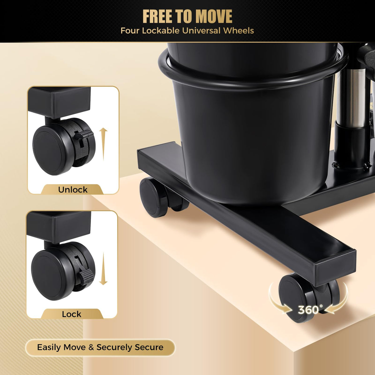 Portable Shampoo Unit with Electric Pump and Drain Hoses Y153