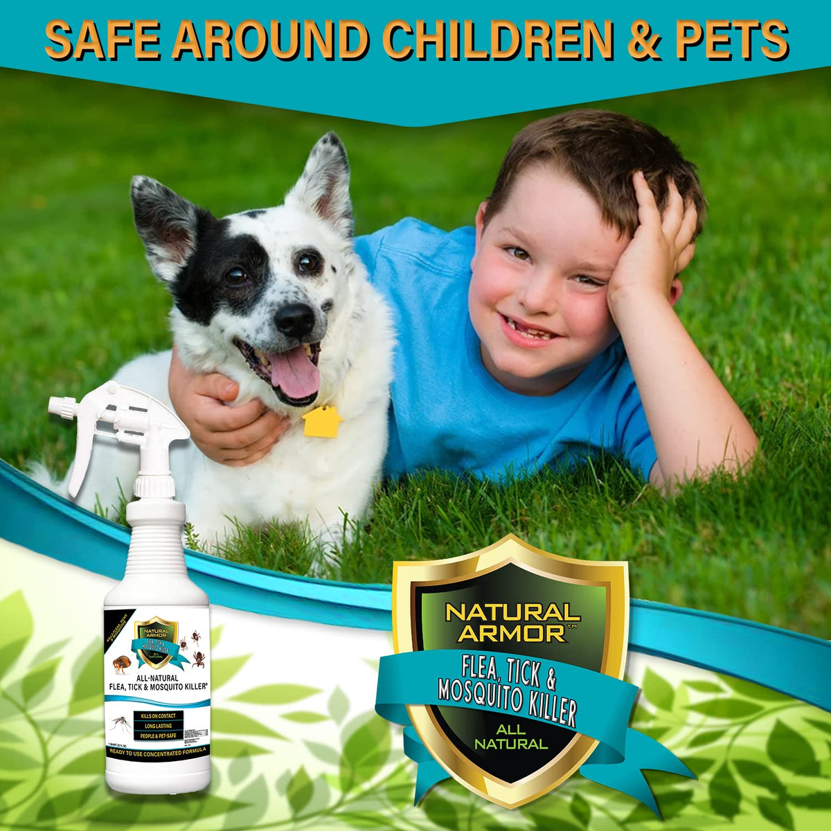 All-Natural Flea, Tick & Mosquito Killer 128 Oz J84067