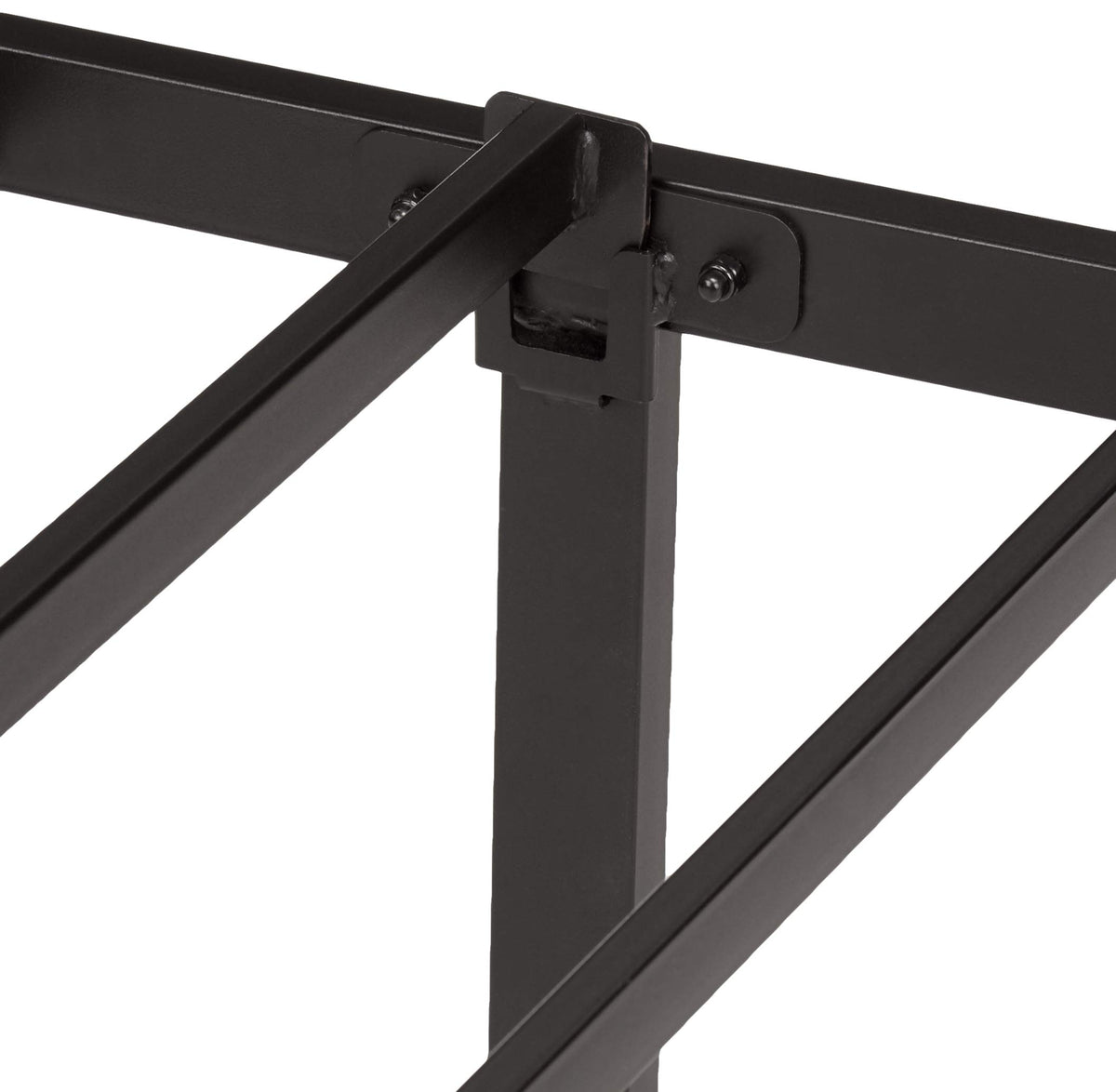 Queen Size Black Steel Platform Bed Frame E77679
