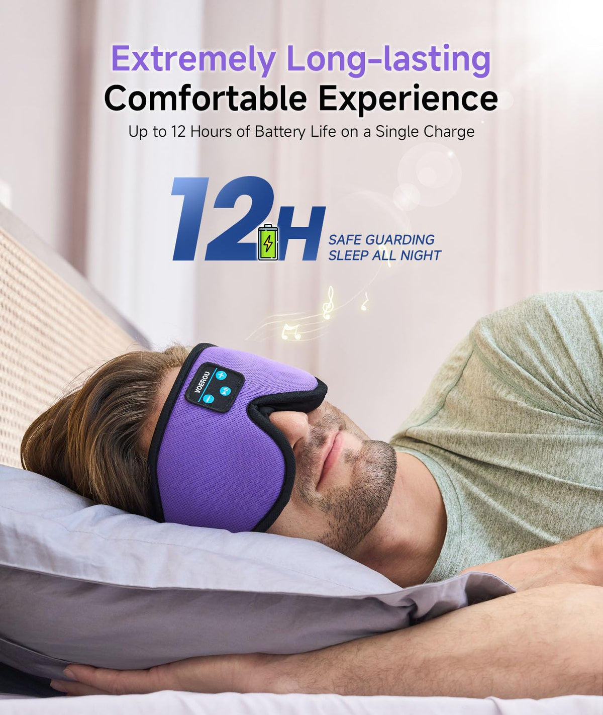 Bluetooth Sleep Mask with Headphones N3092